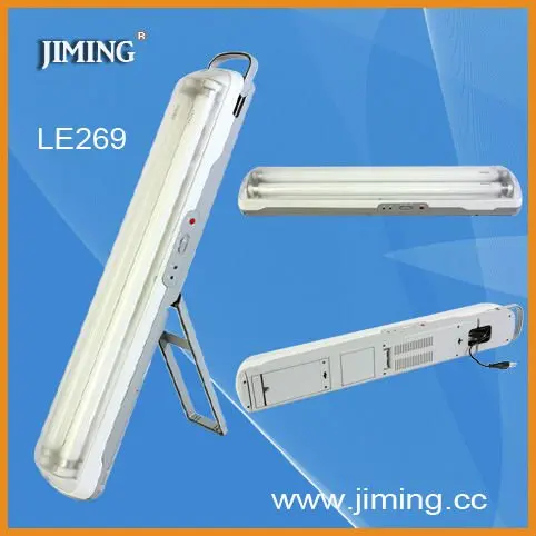 Made by JIMING Best-Seller:Rechargeable Emergency Light with AC/DC Mode 2x20W/T8 Fluorescent Tubes