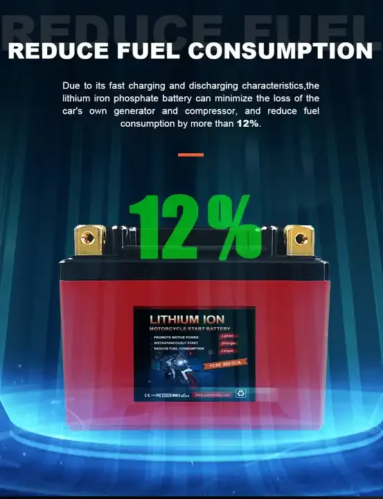 LFP10S motorcycle starting battery Motorcycle Lithium Battery Battery Engine start