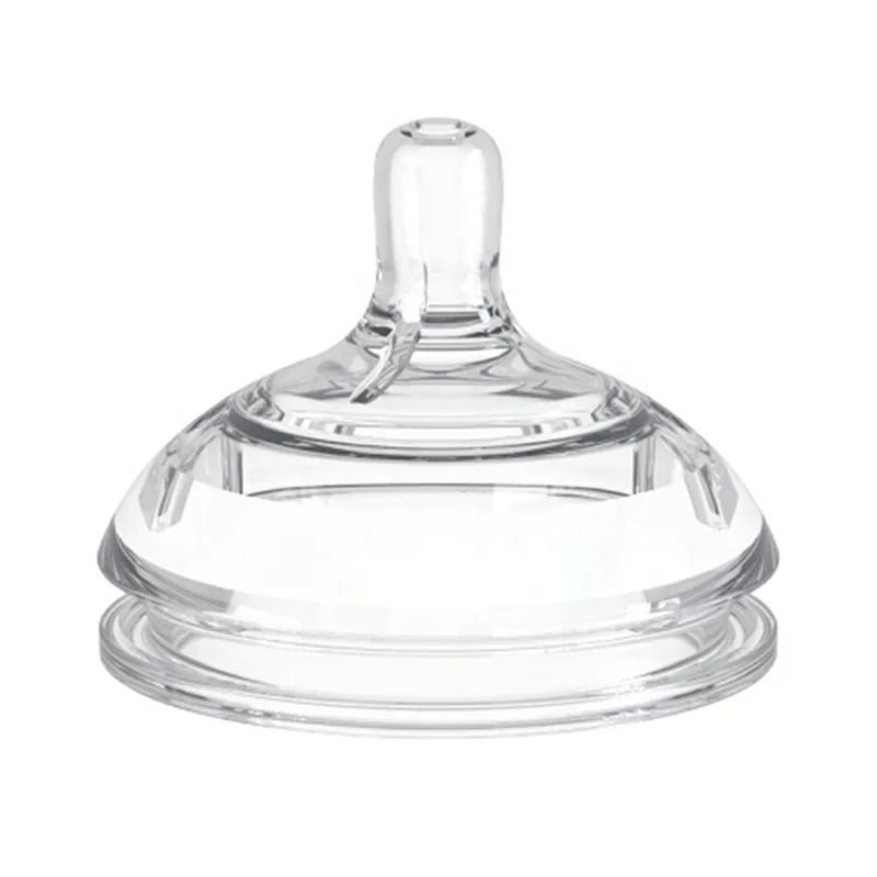 70mm Wide Neck Silicone Baby Nipple With Weighted Balls for Baby Drink Water Milk Bottle