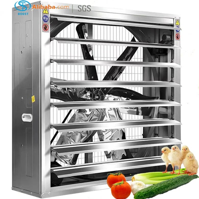 50 inch Greenhouse Poultry Centrifugal Ventilation Box Fan Cooling Poultry Farm Ventilation Fan