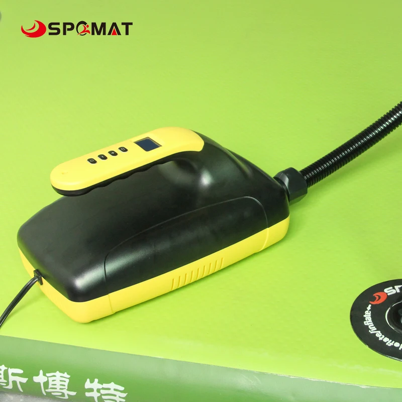 Amazon Hot Sale Safe 12v 20PSI high pressure surfboard pump car mattress pump sup electric air pump for inflatable paddle board
