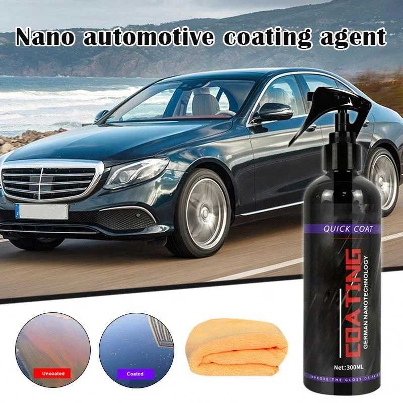 9H Hardness Car detailing Wash Quick Ceramic Coating Wax Polish Spray Hydrophobic Top Coat Polymer Paint Sealant Anti-scratch