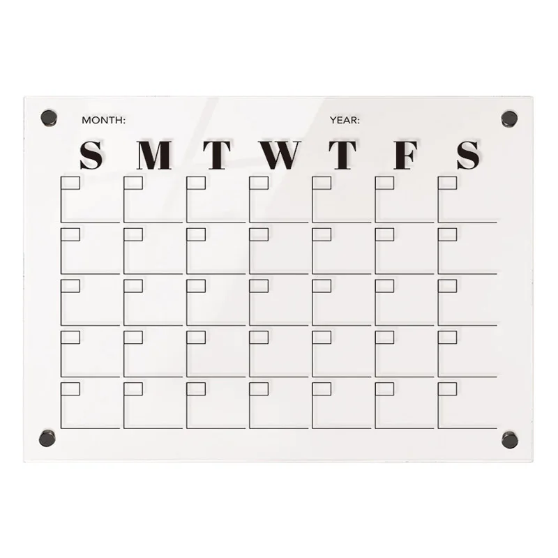 Лидер продаж на Amazon домашний декор акриловая доска для сухих стираний настенный художественный планировщик сообщений домашние аксессуары