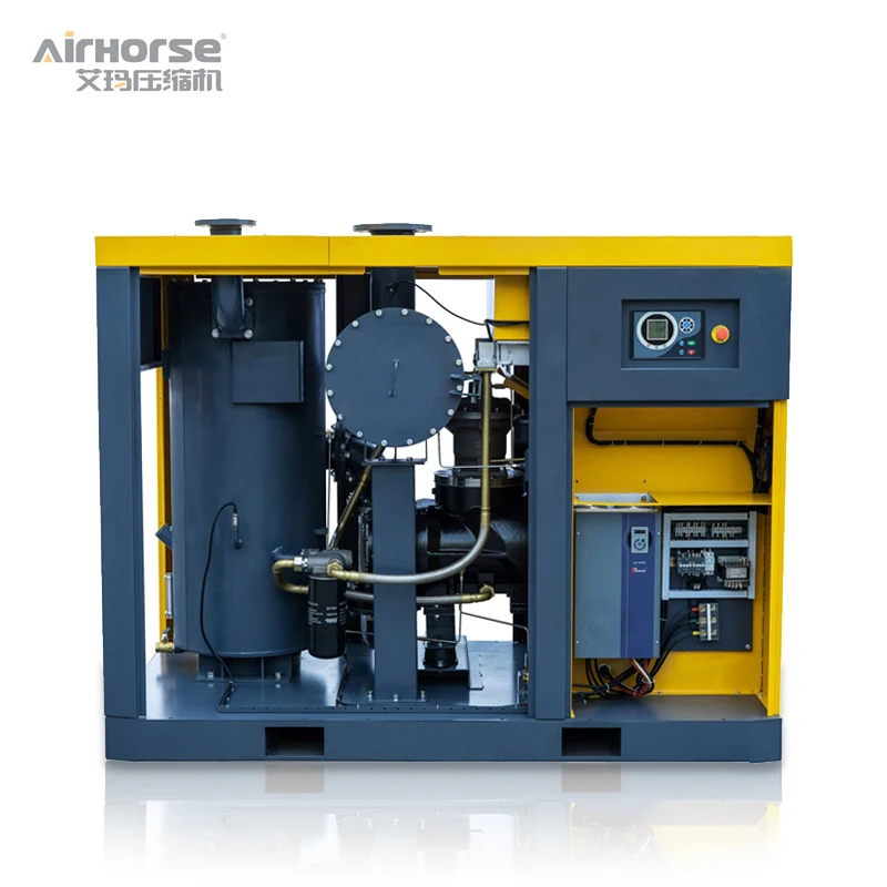 ASME Certificate Long Life Pump High Energy Saving Oil Injected Screw Vacuum Pump