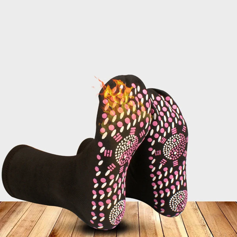 Outdoor Breathable Anti-Freezing Warm Foot Socks Self Heating Socks Magnetic Massage Socks