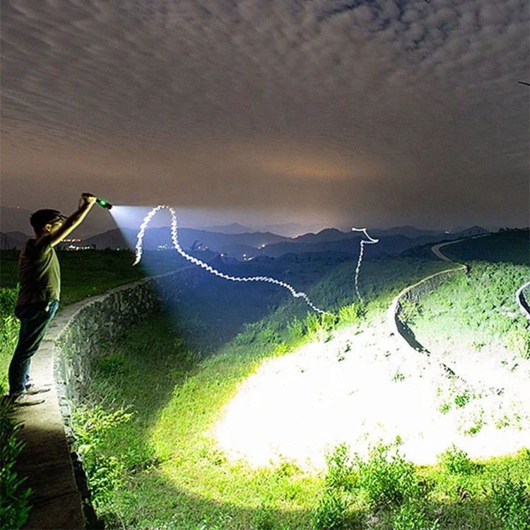 Waterproof 20W XHP50 26650 Battery Powered 2000 lumens Flashlight Torches Rechargeable Led Tactical Flashlight For outdoor