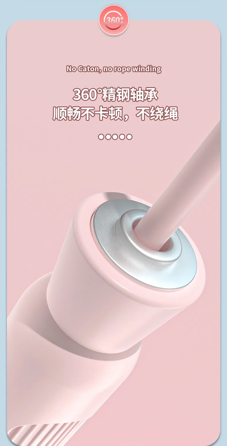 solid color adjustable cord length silicone jump rope bearing pvc speed jump rope for men