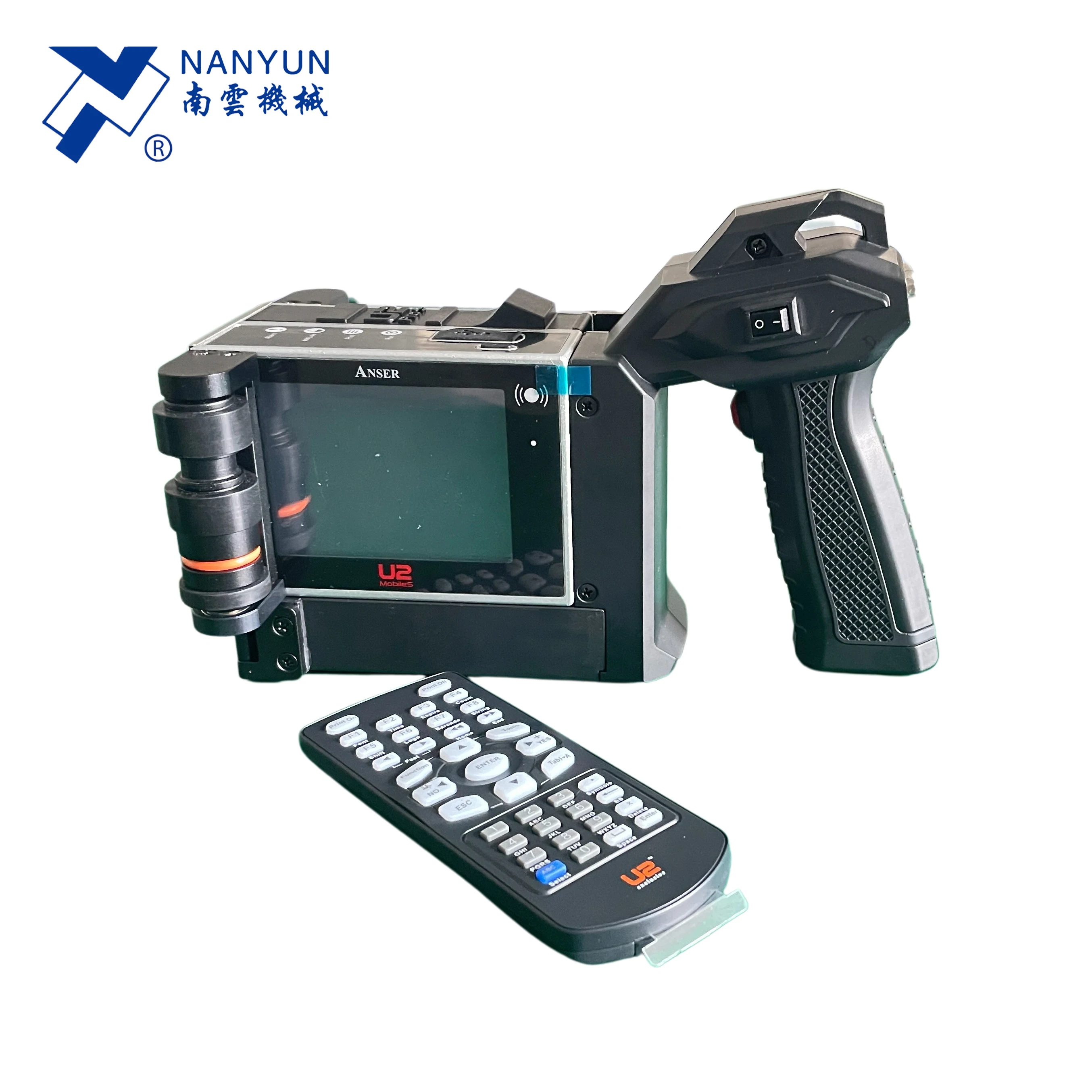 U2 Smallest Hand Held Portable Continuous Barcode Inkjet Printer For Wood Flex Food Product Packaging