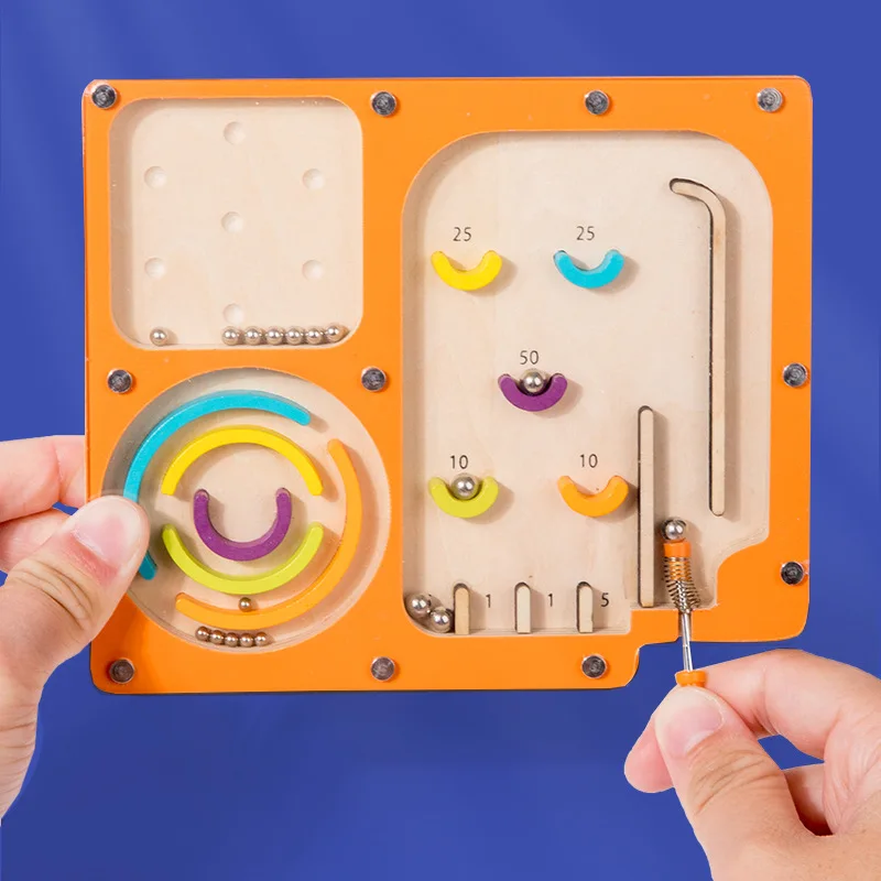 Maze Game Maze Toys For Kids Pinball Machine Game Montessori Puzzle Toy Learning & Education Toys For Kids Preschoolers