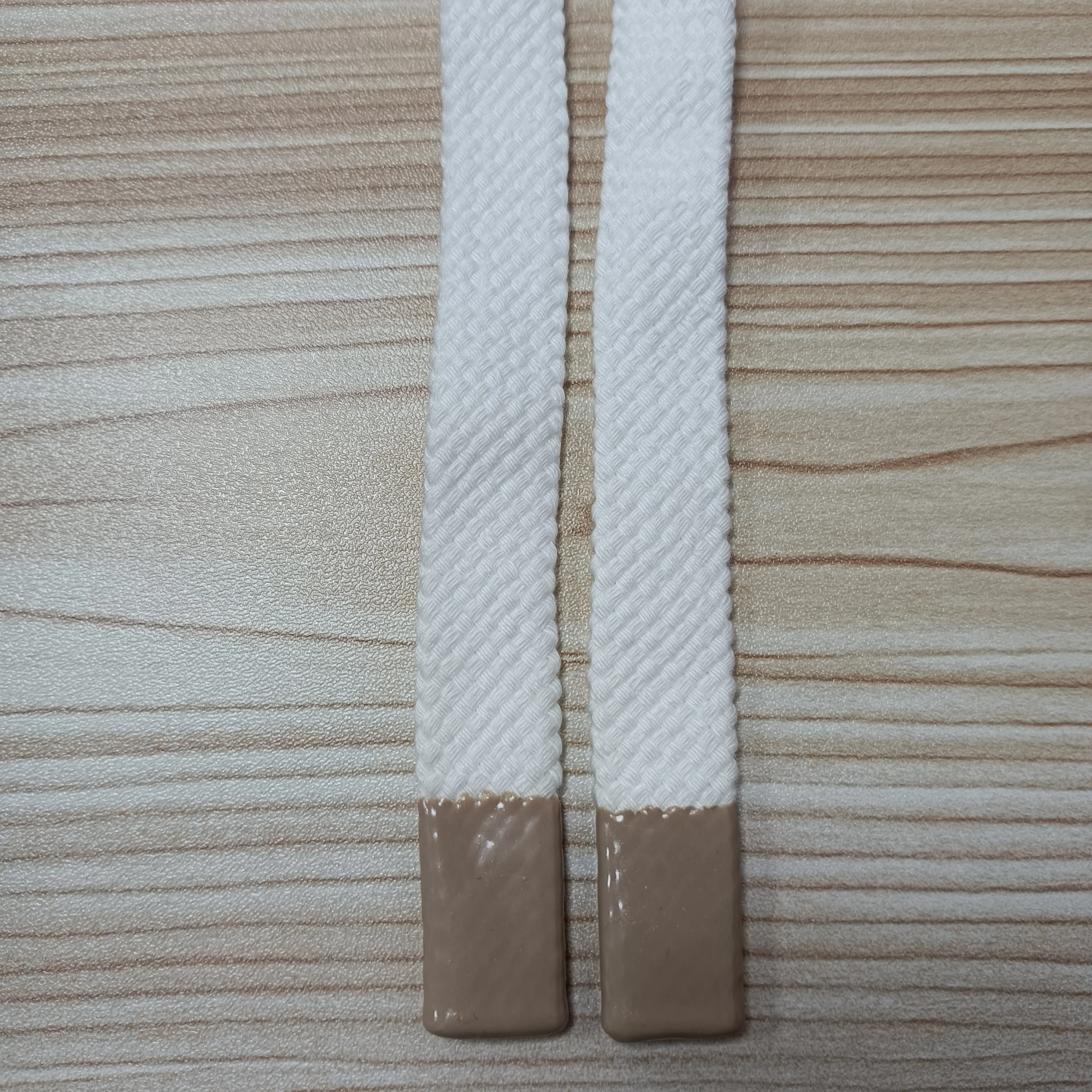 10mm 12mm 15mm Width Rope Double Braided Flat Cotton Macrame Cord Cotton String Flat Cotton Cord Hoodie Drawstring