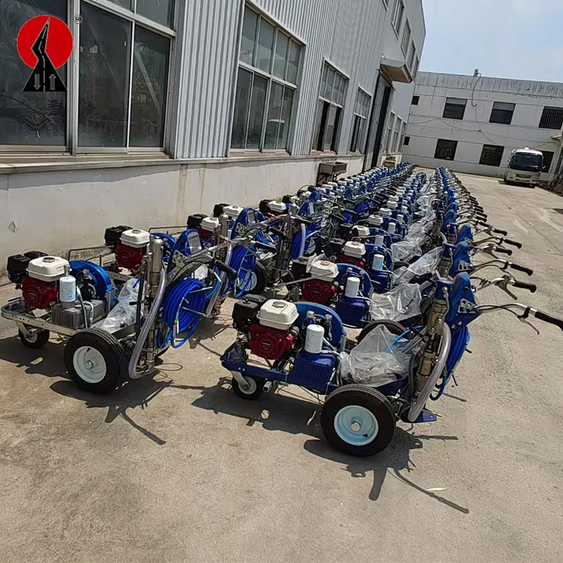 Good striping performance cold line laser spraying road marking painting machine