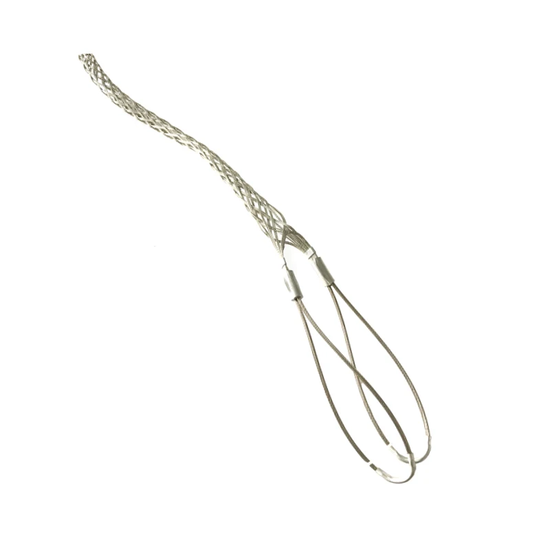 Standard-Duty Double Eye Single Weave Closed Mesh Standard Duty Cable Support Grips Cable Grip Socks