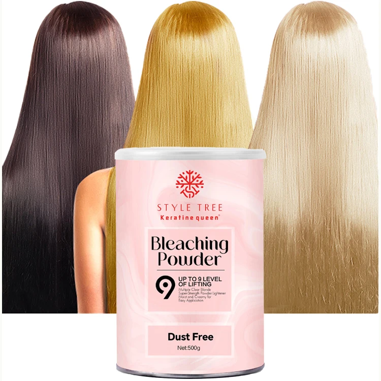 Ammonia Free Magic Blue Professional Dust Free Permanent Powder Hair Bleaching Powder