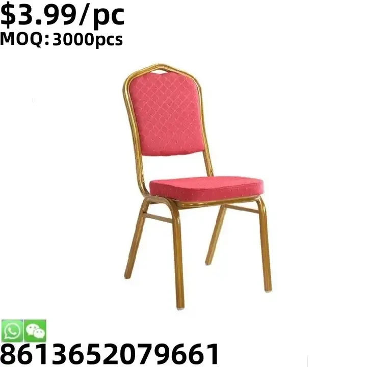 TSF High Quality Light Green Side outdoor metal stackable dining gold banquet Chair modern for wedding