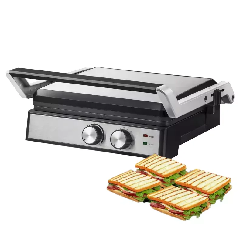Household Toaster Digital Electric Contact Grill For Sandwich And Panini Maker