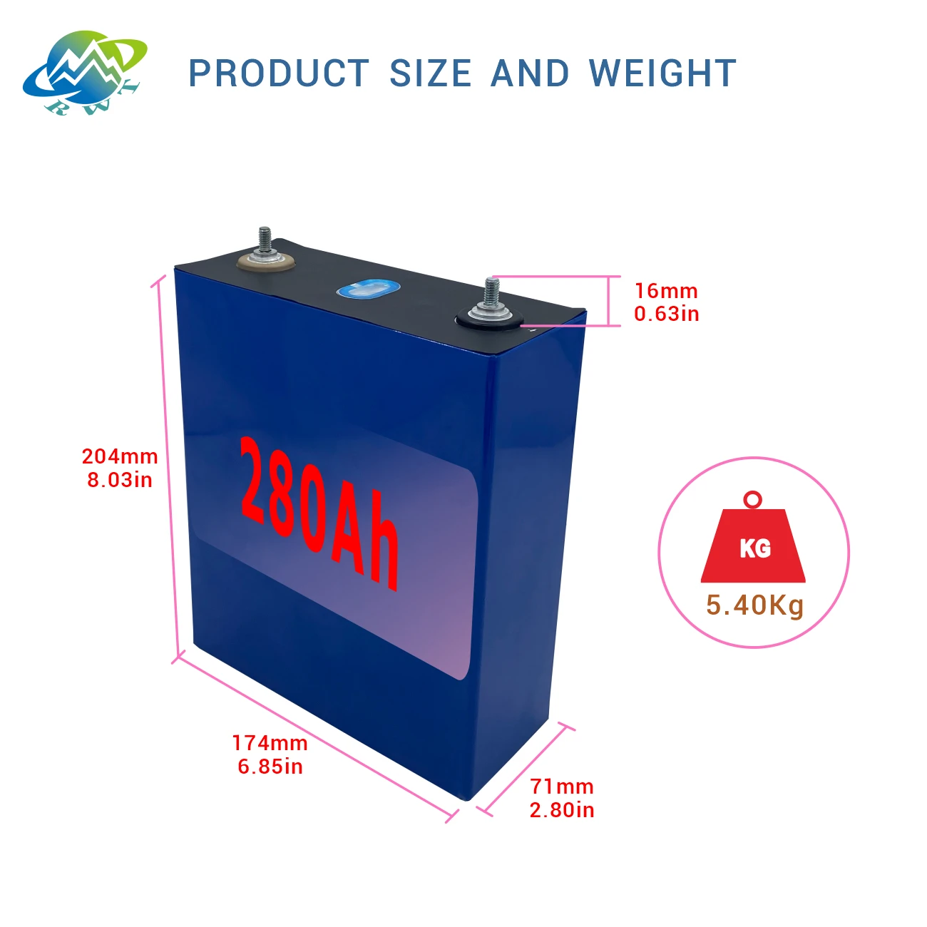 RWT household energy storage system dc ups forklift battery 48v wall-mounted energy storage battery lithium battery 48v 200ah