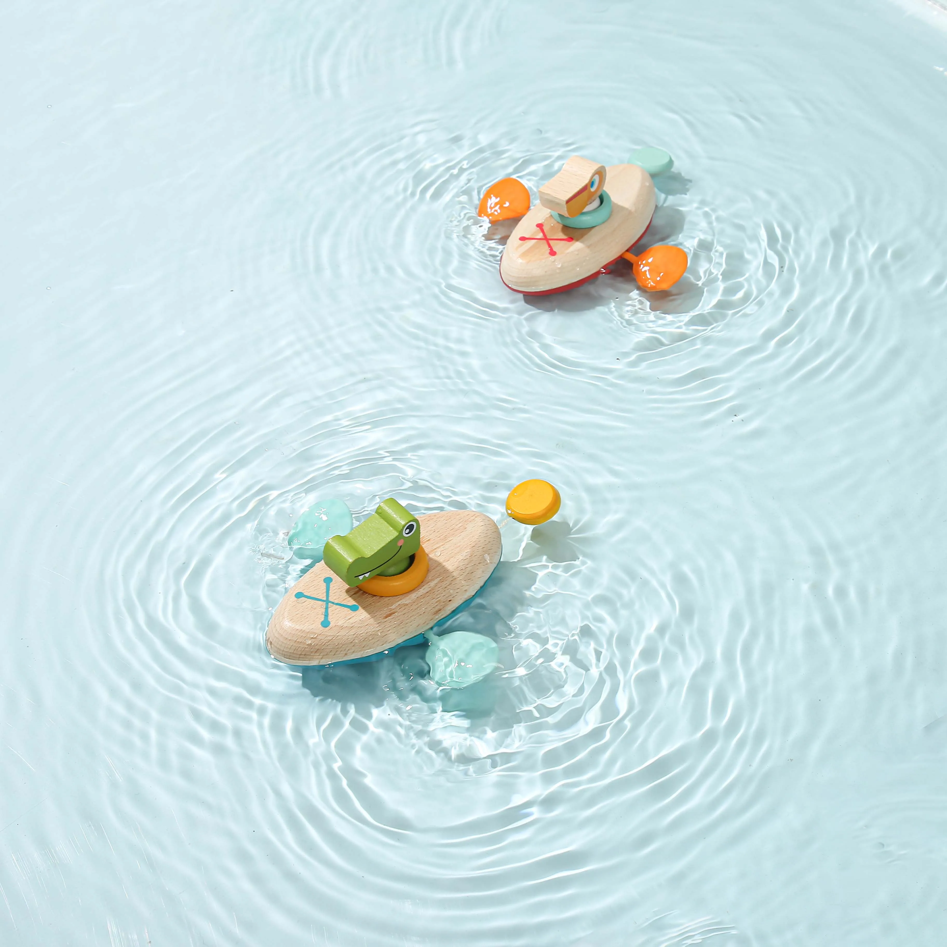 Bathtub Toy Crocodile Duck Boat Shape Bath Toy Baby Play Bath Toy