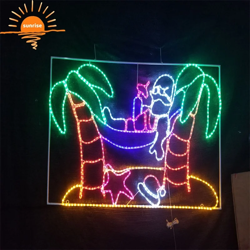 Customized Santa Claus, Customized Christmas Snowman, Customized Various Christmas Neon Rope Light Decorations