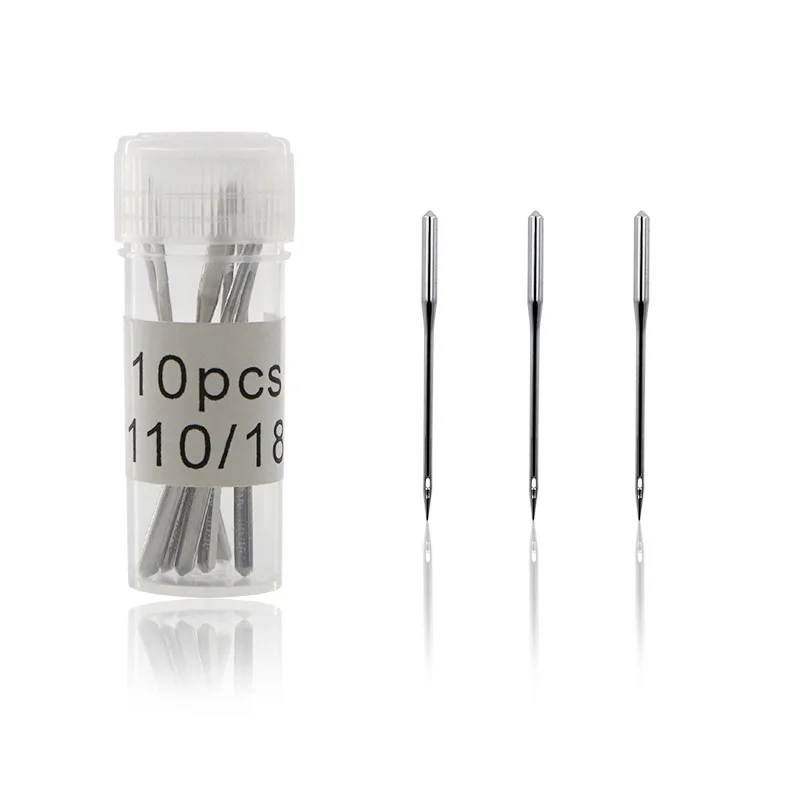 Household Sewing Machine Needle 10 Pieces/Bottle Multi-Gauge Vintage Sewing Machine Pin Combination 9/11/14/16/18 Machine Needle
