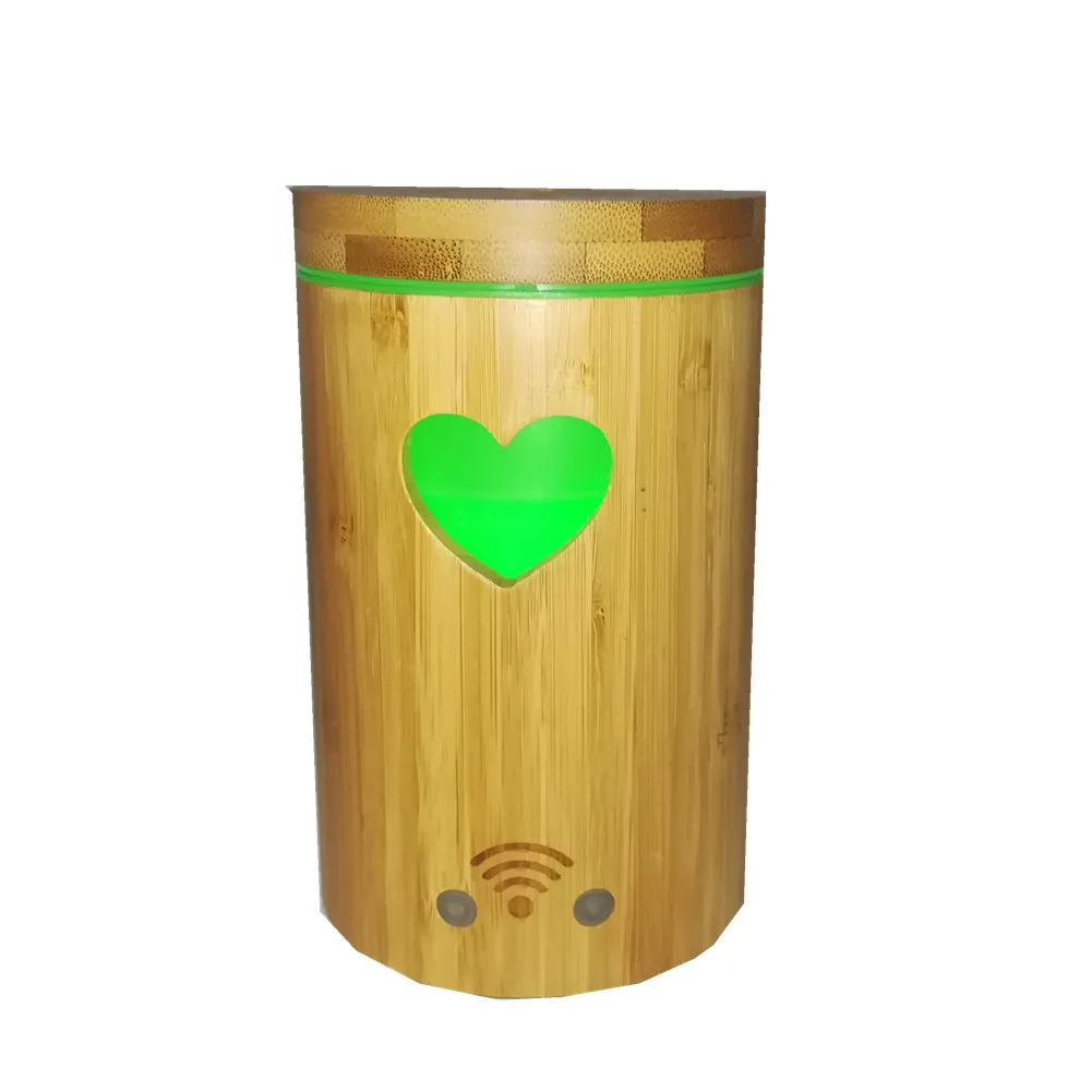 
Smart 160ml bamboo diffuser air humidifier air purifier WI-FI Aroma Dlffuser humidifier 
