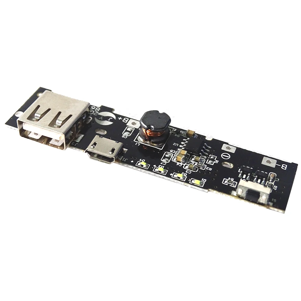 5V 2.1A/5V1A Power Bank Charger Charge Module Charging Circuit Board PCB Step Up Boost Power Module DIY  Power Ban 18650 Battery