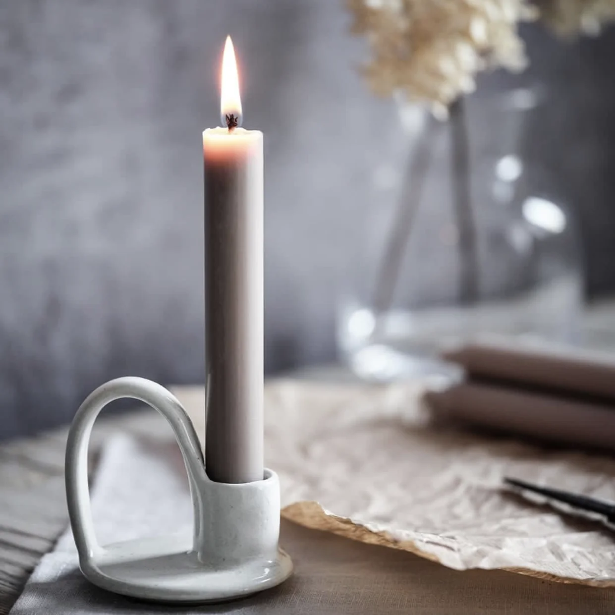 wholesale modern hotel wedding decoration candle stick holders unique design ceramic candle holders