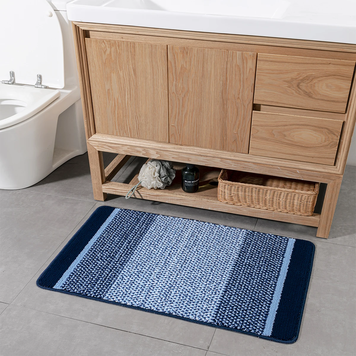 DADA custom non slip decor anti slip shower bath mat microfiber bath mat