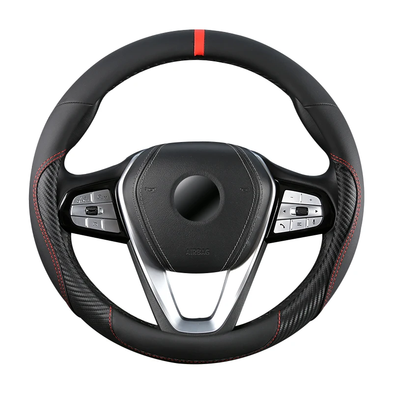 Wholesale High Quality Anti-slip Texture Design Car Accessories Steering Wheel Cover