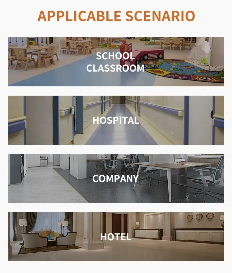 Hospital Homogeneous Vinyl Bacteria-Proof Pvc Indoor Laboratory Anti-Static Vinyl Flooring