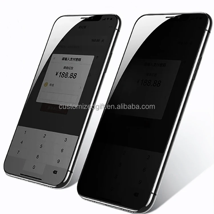 Amazon Hot Anti Spy Privacy Tempered Glass Screen Protector For Iphone 11 12 Pro Max Xs Xr X Mica De Vidrio