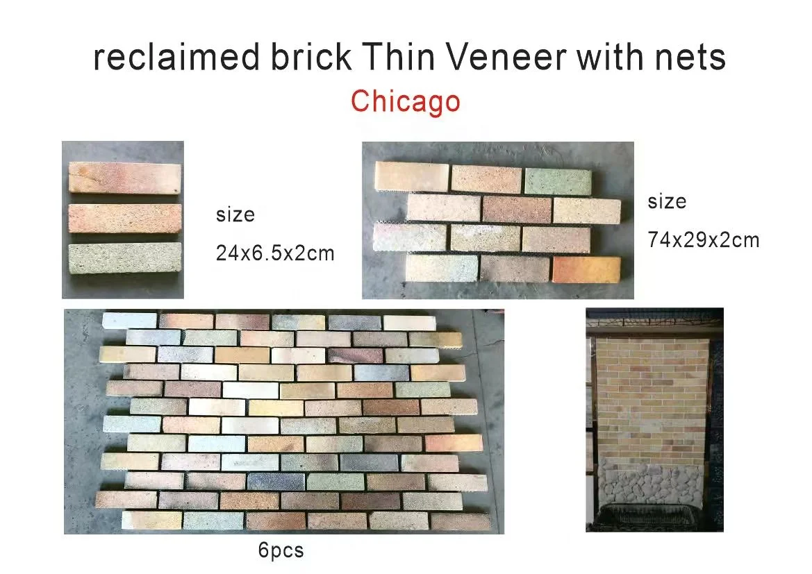 Antique Reclaimed Wall Cladding Clay Bricks Old Bricks
