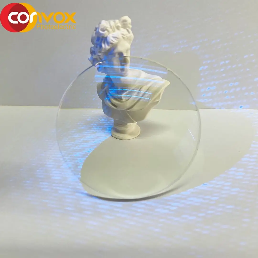 CONVOX Wholesale Factory Price 1.56 1.49 Blue Cut UV420 Bifocal Round Top Blue Block Glasses Optical Lens