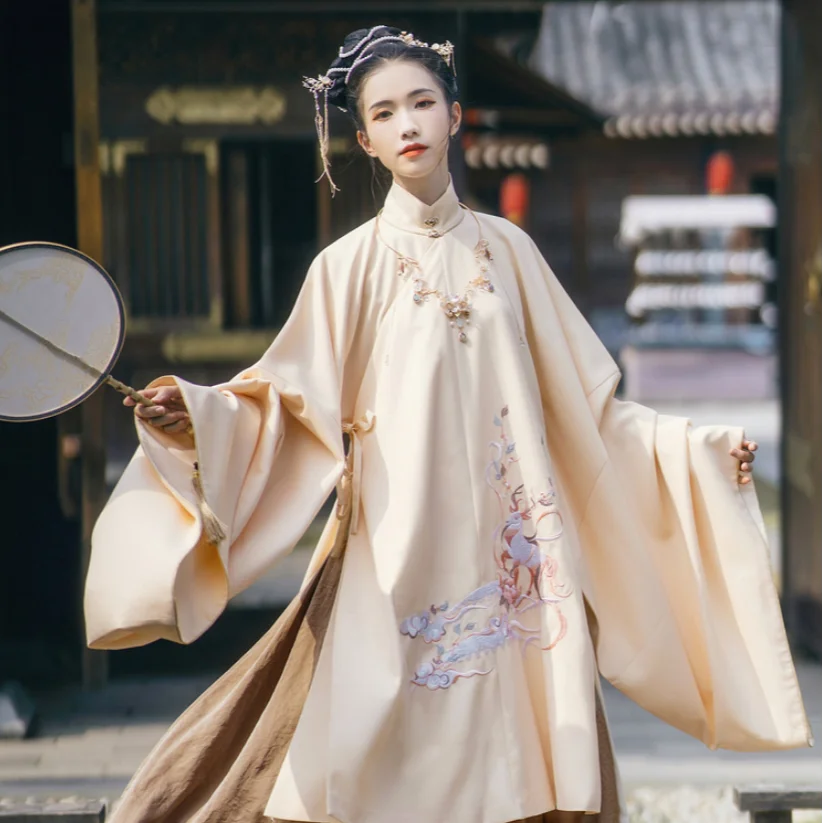 Классическое современное платье ханьфу костюм ханьфу S для выступления на сцене Китайская традиционная китайская детская одежда красного цвета