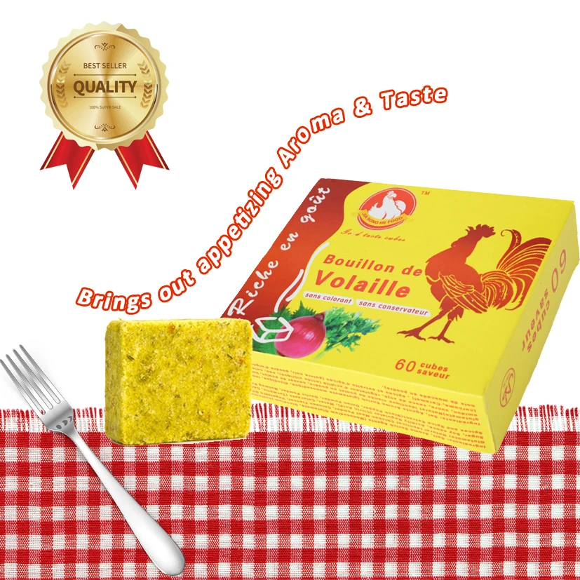 4g Chicken Flavor Mixed Spices Seasoning Cube for Africa Market