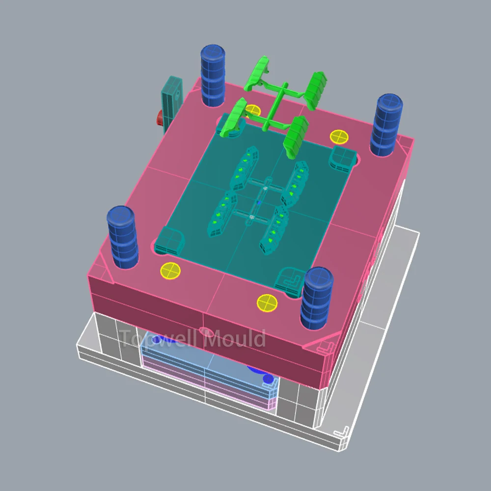 Custom Factory 2D Drawing and 3D Mould Design Maker Thermoforming Injection Plastic Moulds