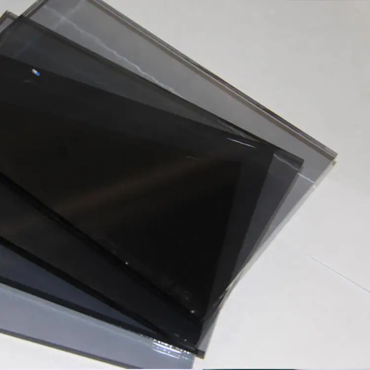 Cheap Price production line unbreakable custom-Made tinted black grey rawRaw 4ft x 8ft float glass sheets for auto sunroof