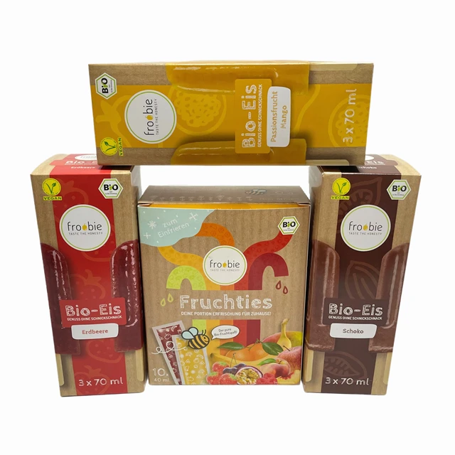 Recyclable ice cream shape candy box ice cream box digital Printing ice cream paper box