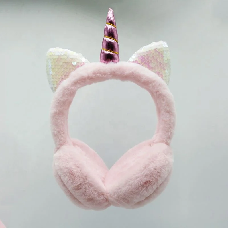 
High Quality Fashion Wired Cartoon Cute Animal Headphones Unicorn Plush Wired Headset Boys and Girls Headphone 