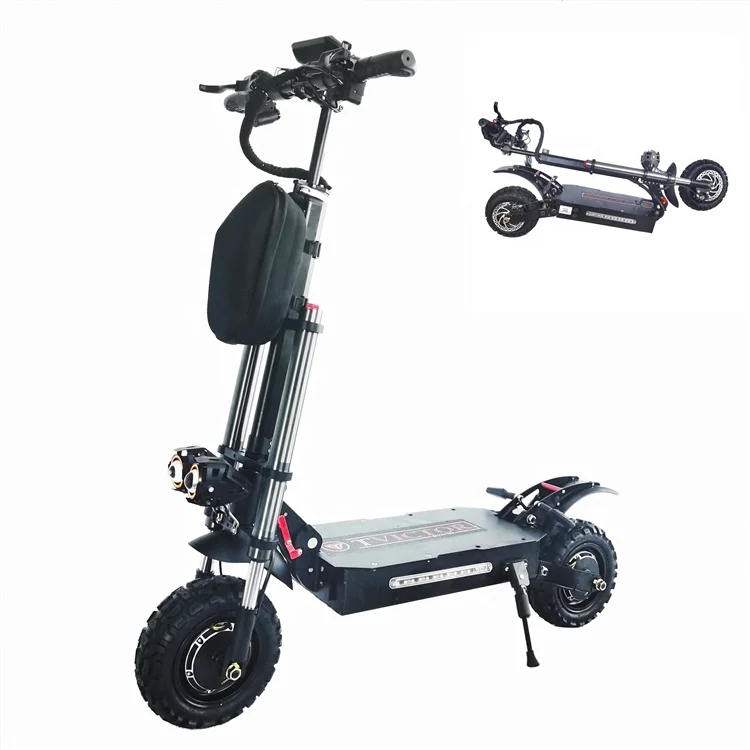 CE  5600W TVICTOR Lithium Battery Dual Motor 2 Wheel Folding Mobility Electric Scooters with seat