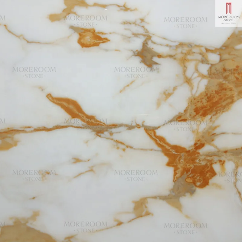 Moreroom Large Size Calacatta Gold Sintered Stone For Wall