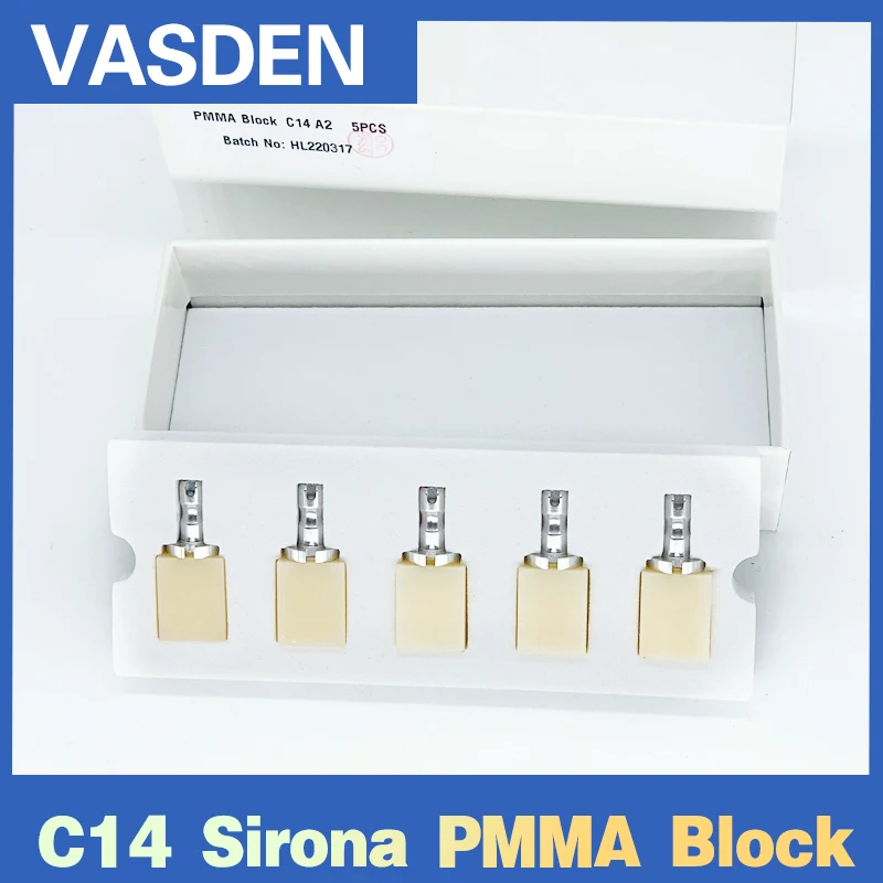 Hot Sale Dental C14 Sirona MCXL Cerec PMMA Blocks For Temporary Crowns