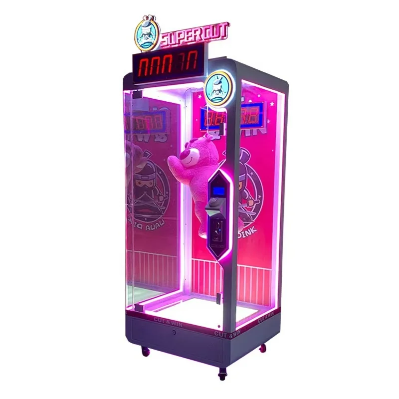 Wholesale High Quality Coin Operated Cut Prize Game Machine Arcade Challenge 10 Seconds Gift Prize Vending Game Machine