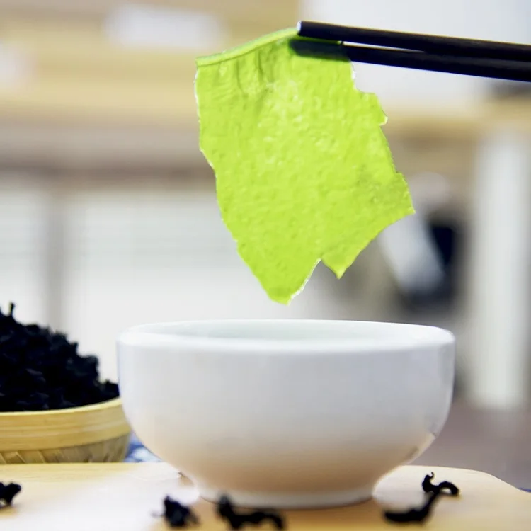 Gaishi OEM/ODM Japanese Sushi Organic Suche Undaria Pinnatifida Suche Dried Stalk Chuka Seaweed Strips Stem Cut Dry Dried Wakame