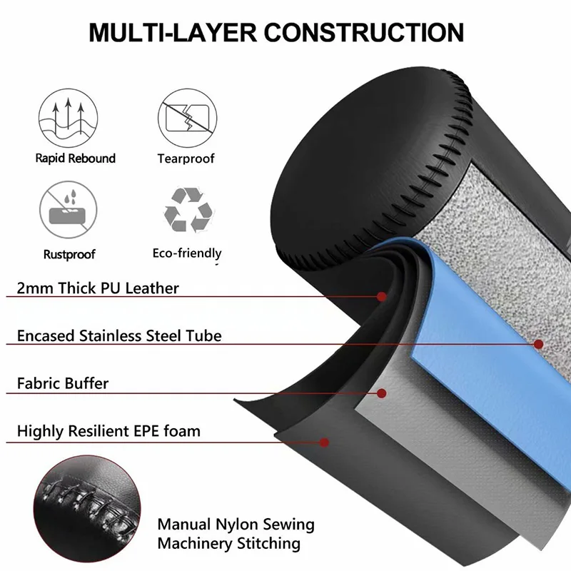 MMA ONEMAX Durable Free Standing Punching Bag PU Leather For Adult Or Teens Kickboxing Muay Thai Boxing