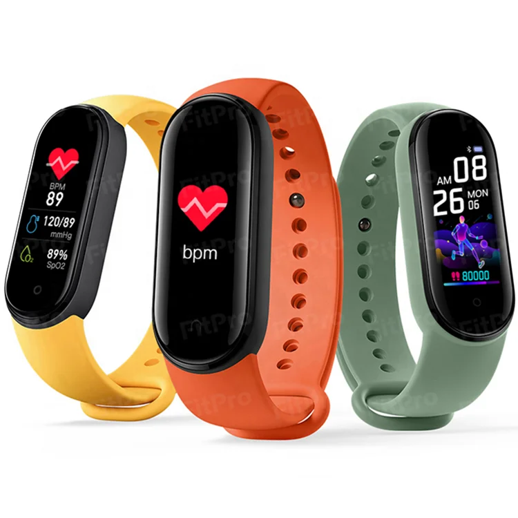  Трекер активности браслет Mi Band 5 BT5.0 AMOLED экран 5ATM водонепроницаемый фитнес-трекер сердечного