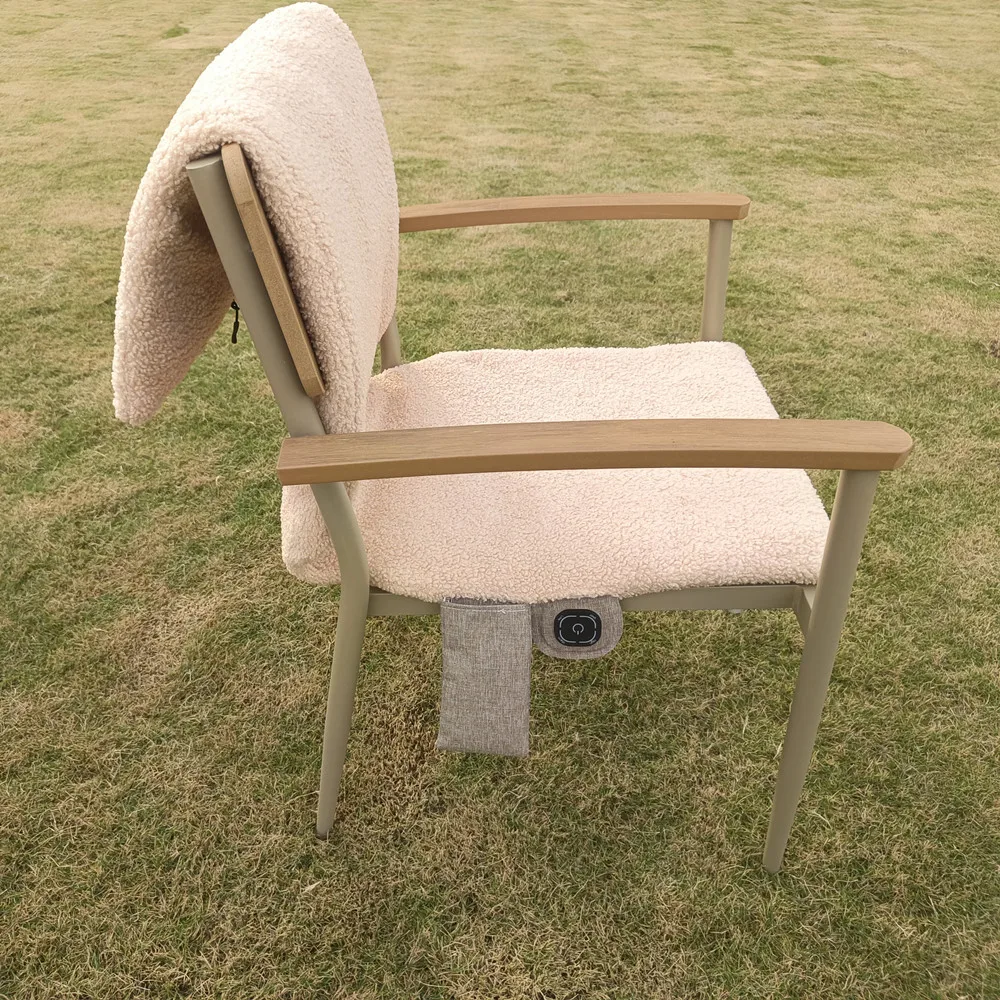 Large Size Picnic And Hunting Heating Seat Cushion Outdoor Cordless Chair Warmer Heated Cushions 3 Leves Temperature