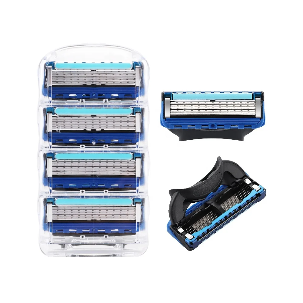 Professional 5 Blade Systam Razor Cartridge Five Blade Razors Men