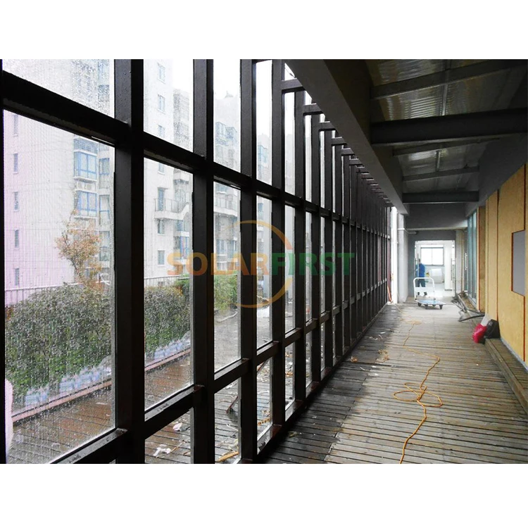 Solarfirst Double Glass Module 10% Transparent 61W 69W Thin Film Solar Panel