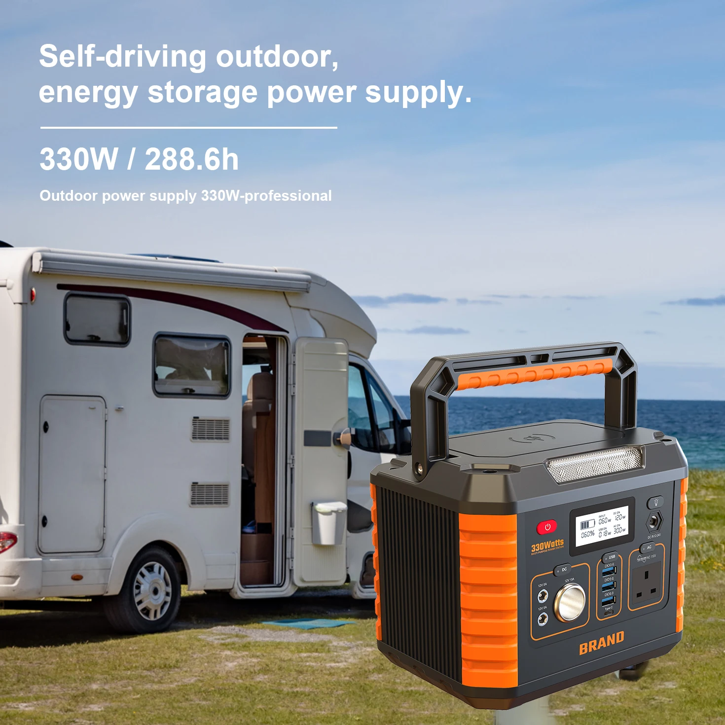 portable power station 500w 1000W ac dc portable power bank ac power station 110v with pd 60w QC 3.0 Self-driving camping