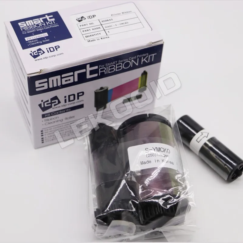  Оригинальный набор цветных лент idp Smart 650643 YMCKO-250 принтов